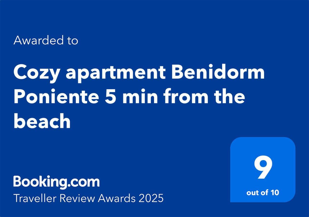 Cozy Apartment Benidorm Poniente 5 Min From The Beach Exterior photo
